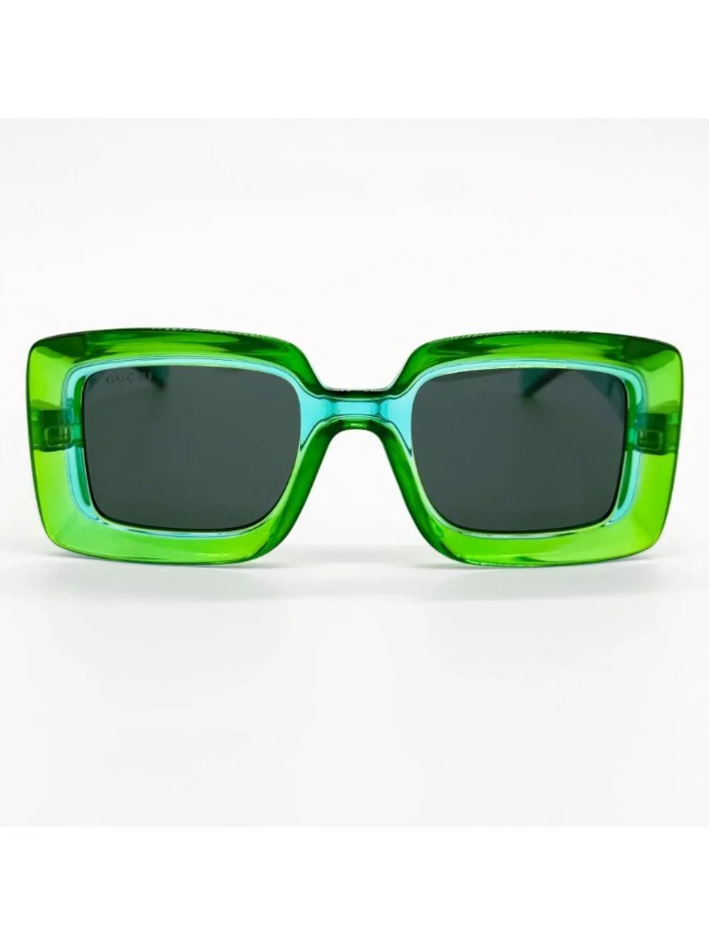 NEW Gucci Square Green Women Sunglasses GG1718S 003